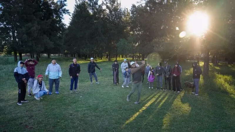 El golf popular en Rosario, y casi al mismo nivel que el fútbol ⛳⚽