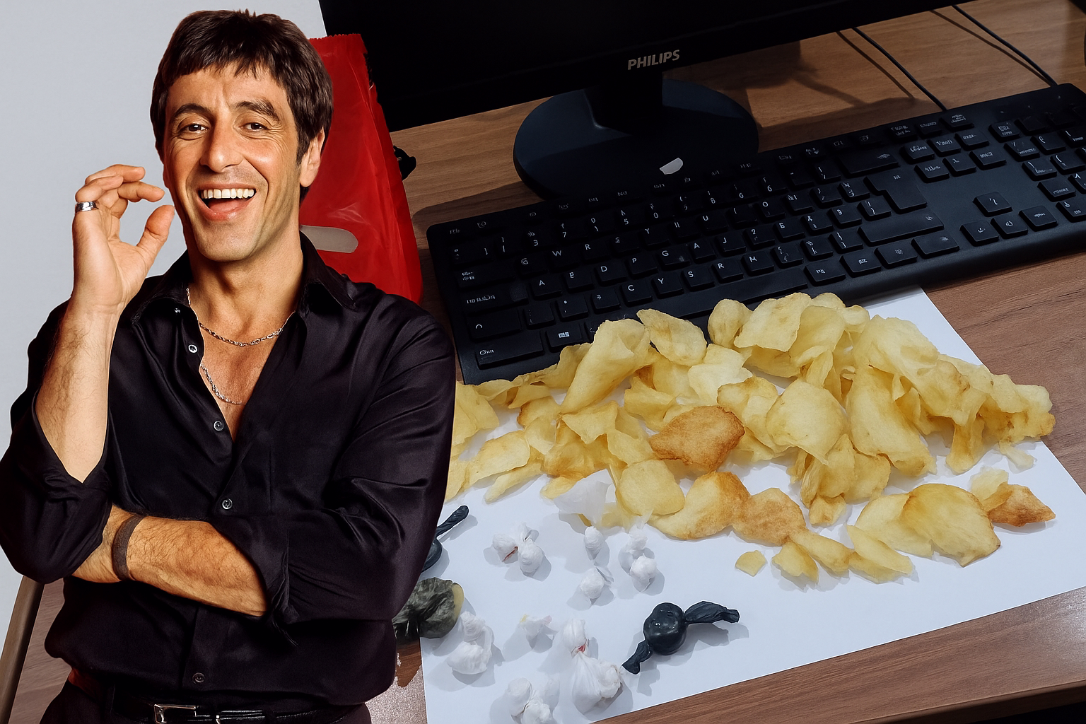 ¨Devolve la bolsa¨: Cayó con cocaína dentro de una bolsa de papa fritas🍟