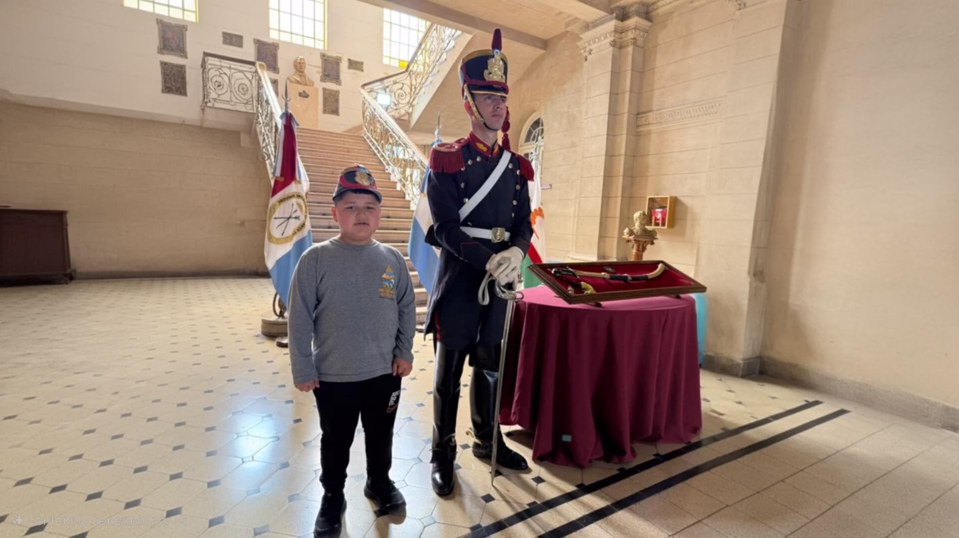 CASILDA: Agustín, el pequeño que sueña con ser granadero 🇦🇷