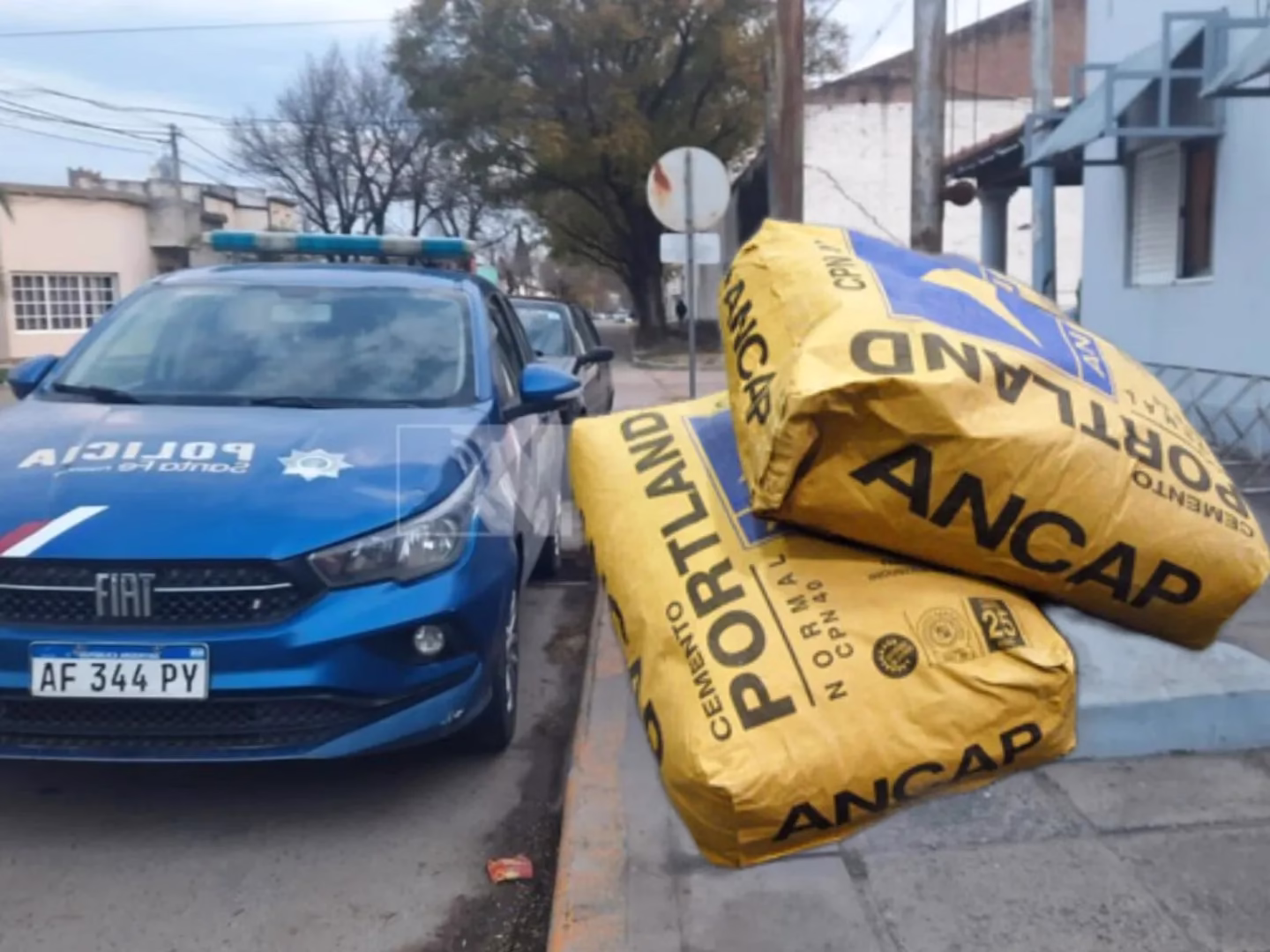 RAFAELA: le entraron por la noche y le robaron 6 bolsas de portland 馃П