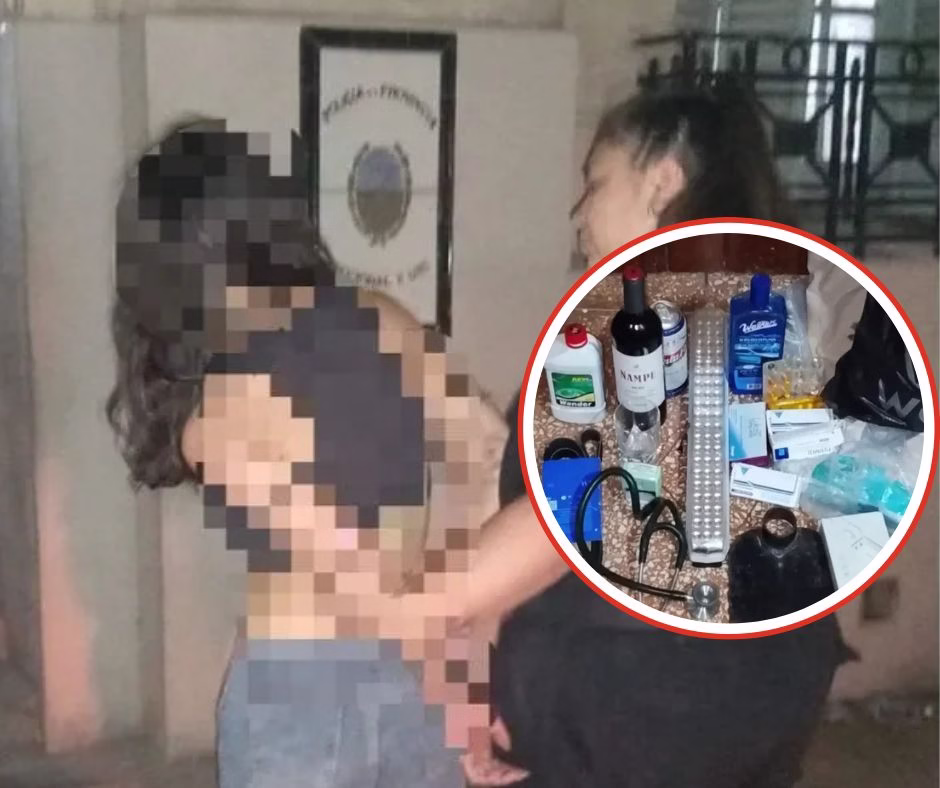 LAGUNA PAIVA: robo, vino y una policía agredida 🍷🚓