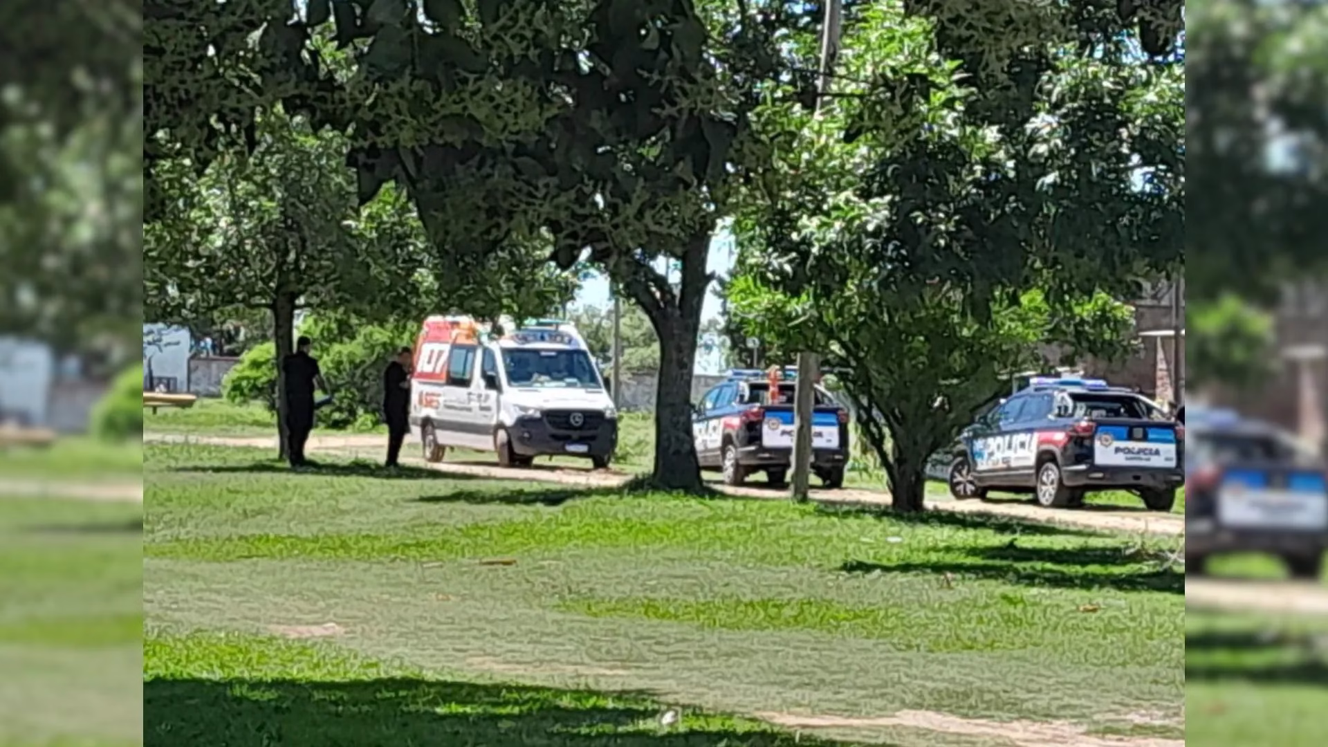 Horror en Laguna Paiva: hallaron a un hombre colgado con manos y piernas precintadas 😔