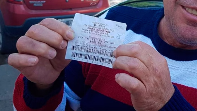 ¡SIEMPRE SALE! Un afortunado se llevó más de 383 palos💰🍀