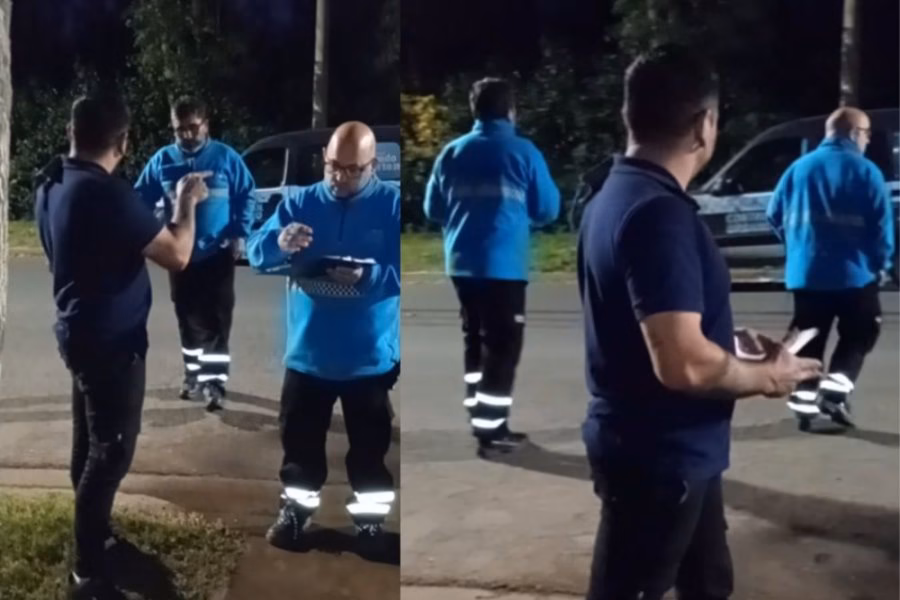 Venado Tuerto: Lo multaron por lavar el auto en la vereda y su enojo se viralizó